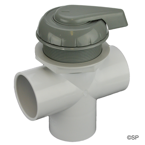Hydroair Hydrowflow 2" / 50mm 3 Port Diverter Valve - Grey