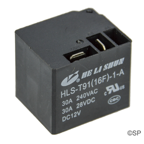 He Li Shun PCB Mounted Relay 30A, 240V, 12V DC Coil