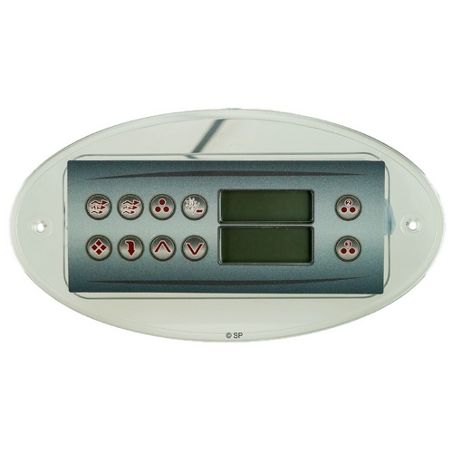 Hydroquip / Pentair Maax Spa, Southwest Spa & Sierra Spa HT-2 Oval (to replace crescent) Touchpad
