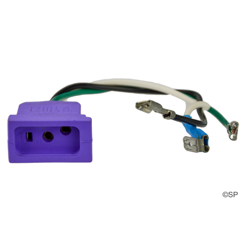 Mini J&J Hydroquip Air Blower Violet Receptacle Socket - Hydroquip controls only