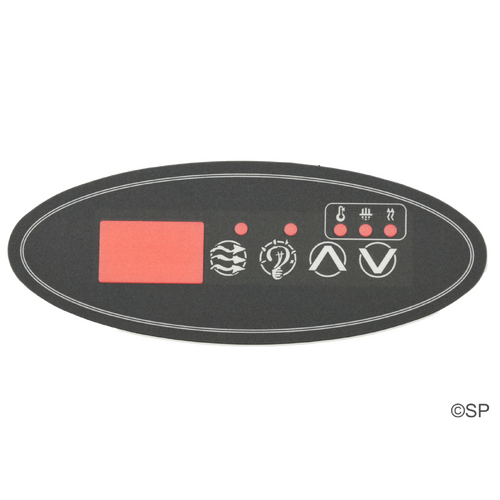 Hydroquip ECO-1 4 Button Overlay Decal
