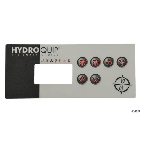 Hydroquip ECO-3 6 Button Overlay Decal