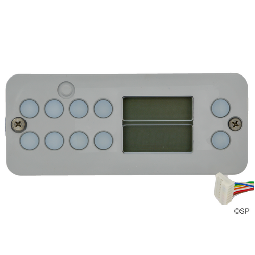Hydroquip Pentair HT-2 K-5 Panel - 8/10 button with NO outer lip - to suit shaped placard