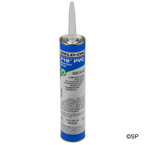 IPS Weld-On 719 Extra Heavy Body Solvent Cement - 10.3 oz caulking cartridge - Grey