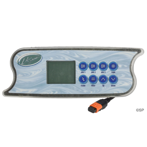 LA Spas Topside Panel Touchpad K-72 AE 8 Button