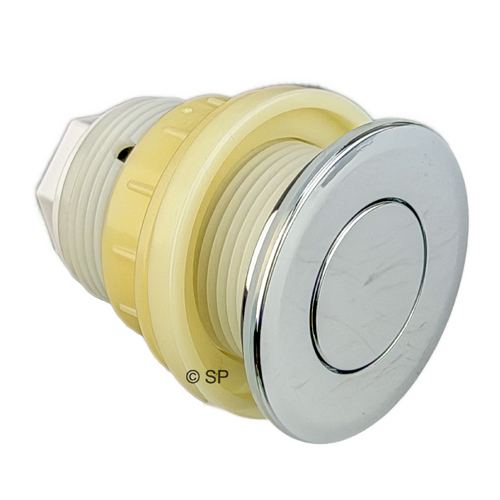 LVJ Bath Air Button - Flush Profile - Chrome