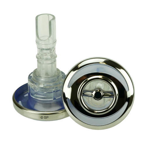 LVJ 2.5" Flying Twin Rotary Jet - Transparent/Stainless Steel