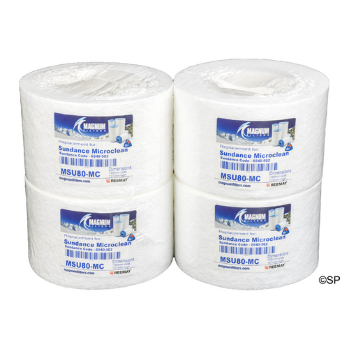 Sundance Spas 50 Disposable Microclean I Filter 4 Pack
