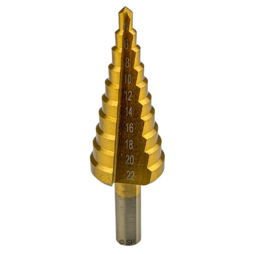 Major Tech DS220 Step Drill 4-22mm for Spa Technicians