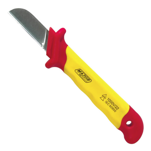 Major Tech VSKN011S 1000v Insulated Stripping Knife for Spa Technicians
