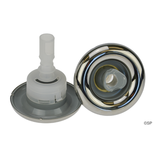 Pentair Luxury Cyclone Adjustable Roto Swirl Jet Barrel with Stainless Steel Escutcheon