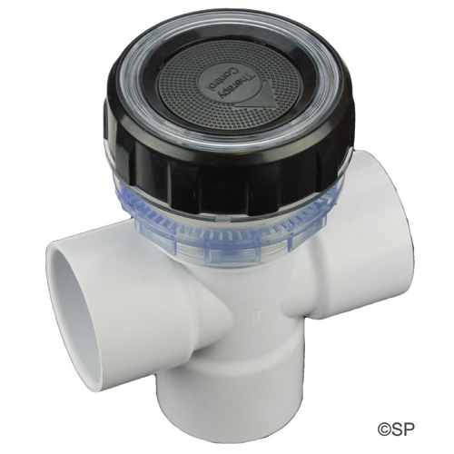 Rising Dragon 2" Diverter Valve - Black/Clear
