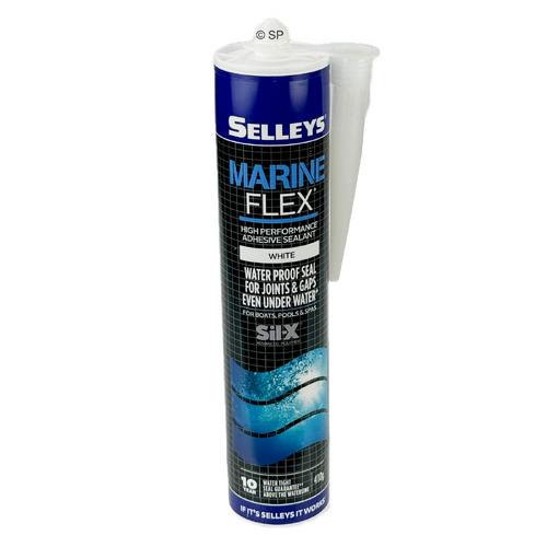 Selleys Marine Flex Spa & Pool Silicone Adhesive / Sealant - White