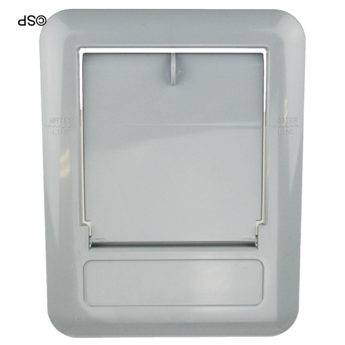 Spaquip SQ 50 / 100 Skim Filter Face Plate / Weir Door Assembly & Basket - Grey