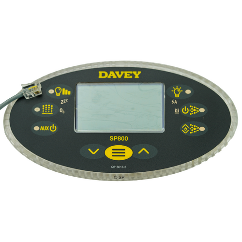 Davey Spaquip Spa Power 800 Touchpad - Oval