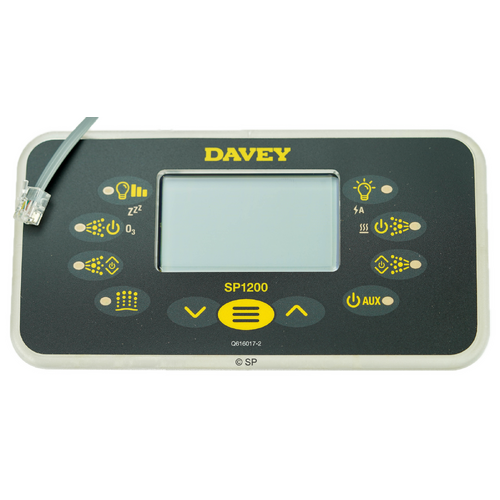 Davey Spaquip Spa Power 1200 Rectangular Touchpad