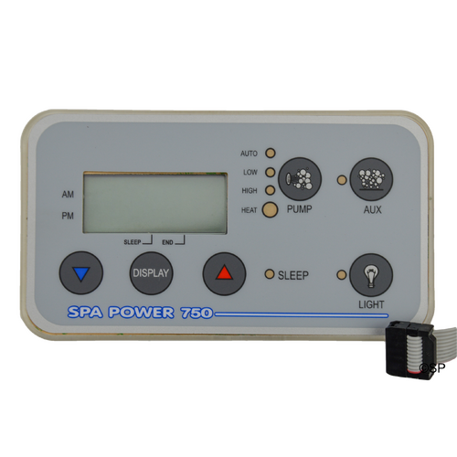 Spaquip Spa Power 750 Digital Touchpad - NLA