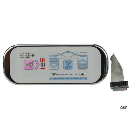 Englefield Kohler Spaquip Spa Bath Touchpad Panel - Pump, Heater, Air Blower control - 4 Button - 2095 Intuitive Series