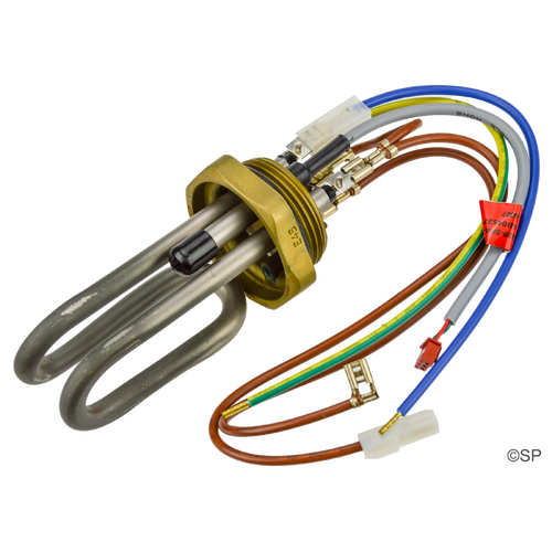 Spaquip Spa Power 500 54500 and 500a Mk 1 Spa Heater Element Assembly - Manual reset