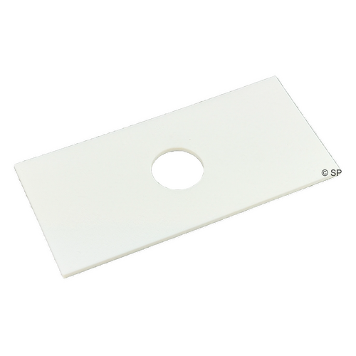 Air Button Adapter Plate - Single - White