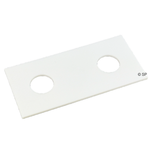 Air Button Adapter Plate - Double - White