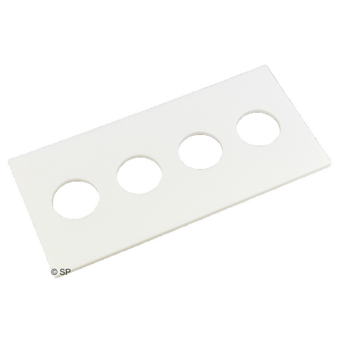 Air Button Adapter Plate - Quad - White