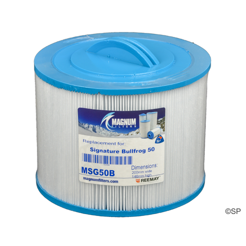 147mm L x 204mm D Signature Spas XMF 50 BF Platinum / Bullfrog Spa Filter Cartridge