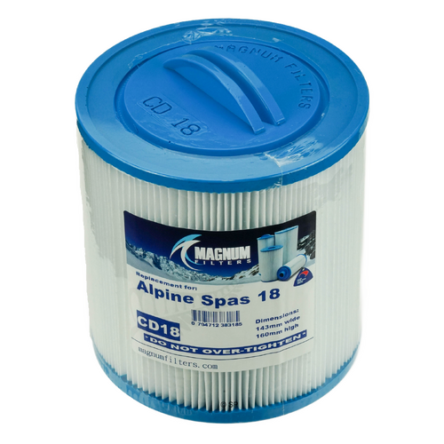 155mm L x 145mm D Alpine Spas / Sunrans CD18 Replacement Pleated Cartridge Filter