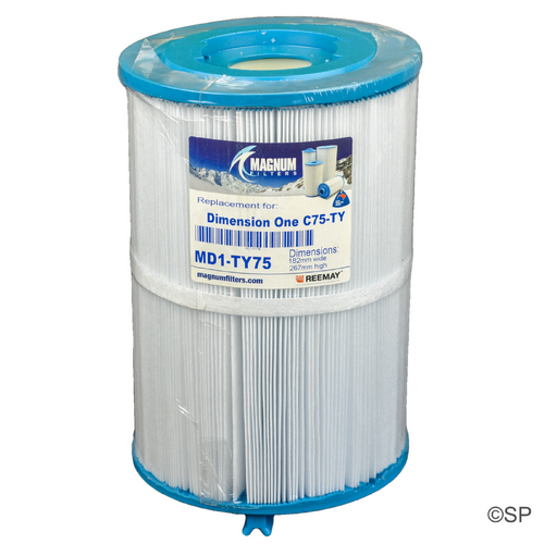 260mm L x 170mm D Dimension One Spas Replacement Filter Cartridge 1561-00