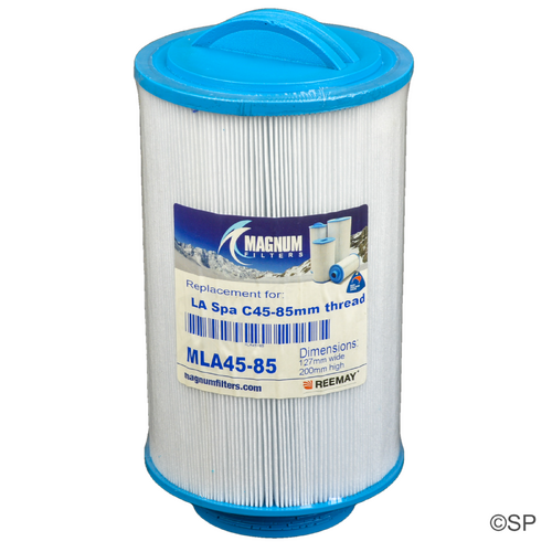 205mm L x 125mm D LA Spas 3" 40 Sqft Filter Cartridge Replacement