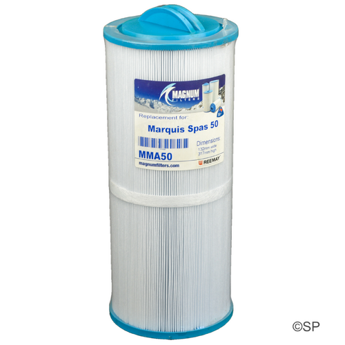 310mm L x 130mm D Cal Spas & Marquis Spas 50 Replacement Pleated Cartridge Filter