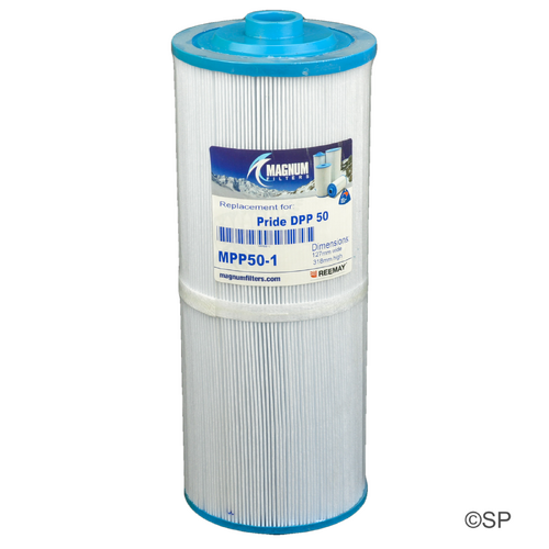 330mm L x 130mm D Pride DPP 50 spa filter cartridge