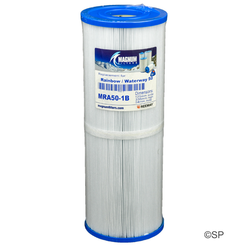 338mm L x 126mm D Waterway / Rainbow RDC 50 / Waterco Top Load spa filter 817-5000
