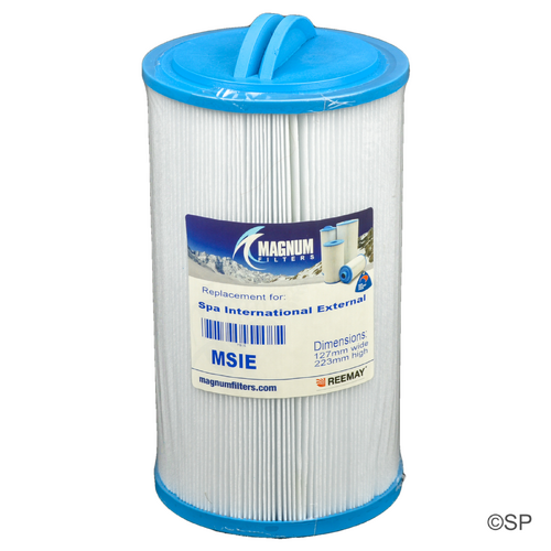 225mm L x 128mm D Spa International 50 sqft spa filter