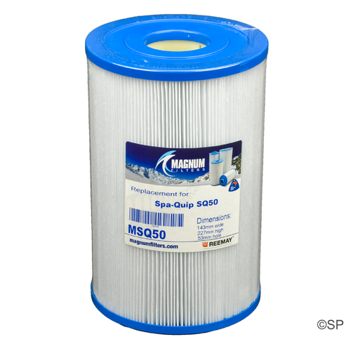230mm L x 145mm D Spaquip SQ50 / SQ100 Skimmer Filter cartridge Q1259