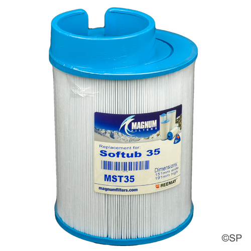 191mm L x 151mm D Softub replacement Slip on filter cartridge 2005400