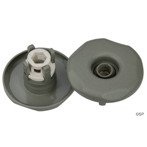Waterway Adjustable Mini Jet - 5 Point Scallop - Large Face - Directional - Grey