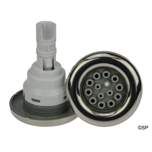 Waterway Poly Storm Stainless Steel Grey - Multi-Massage - Snap-In style
