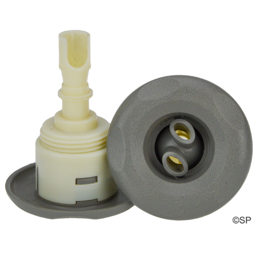 Waterway Mini Storm 5 Point Scallop - Twin Roto - Grey - THREADED