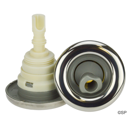 Waterway Poly Storm Smooth - Roto - Stainless Steel / Grey - THREADED
