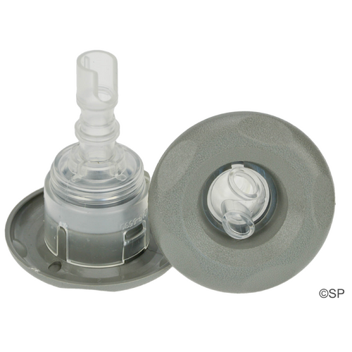Waterway Mini Storm GLO Clear Jet Internal - Textured 5 Scallop - Twin Roto - THREADED