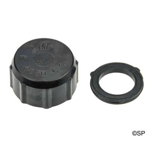 Waterway 3/4" NPT threaded drain valve cap & gasket