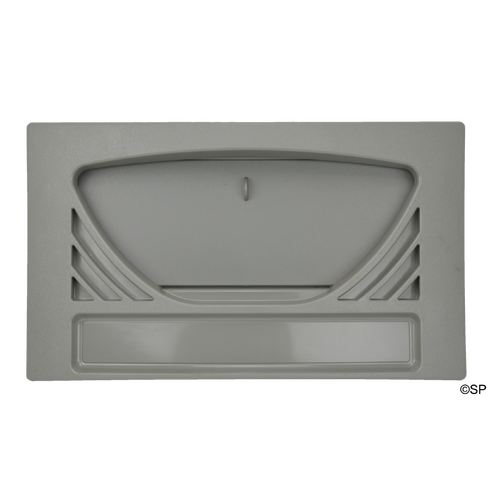 Waterway Front Access 100SqFt Filter Front Plate & Weir Door Assy - Oval - Grey