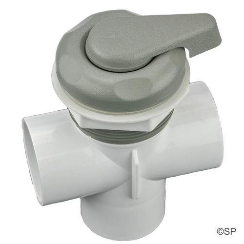 Waterway Top Access 2" Diverter - Elite 5 Scallop - Grey