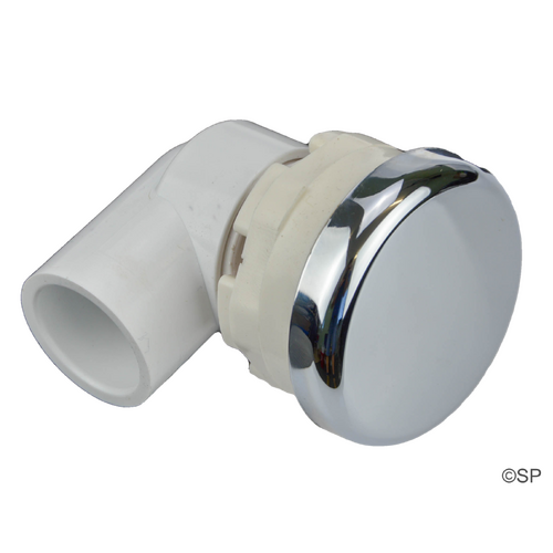 Waterway Spa Bath Air Venturi Control - Chrome