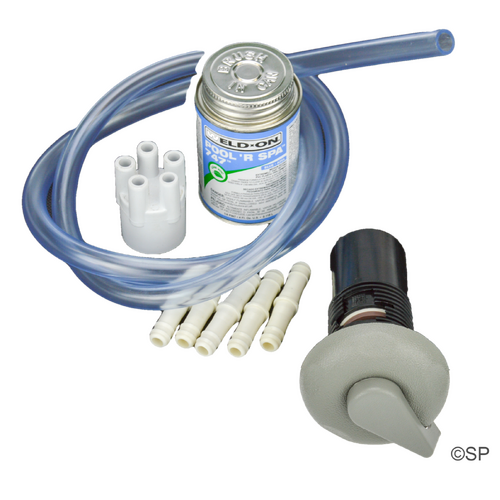 5 port Waterway 1" 5 point Elite Air Control - 3-5 port manifold repair kit - Grey