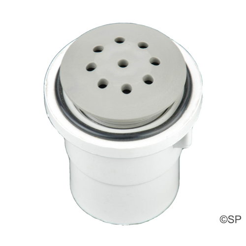Waterway Top-Flo Air Injector with 1" Spigot straight body - Grey