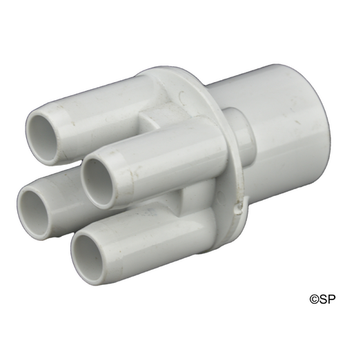 Waterway 3/4" Barb 4 Port x 1"S In-line Manifold